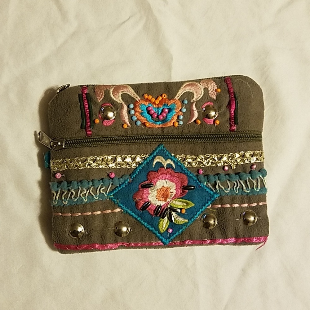 Embellished Change Purse